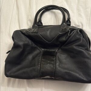 Yves Saint Laurent Black Leather Tote